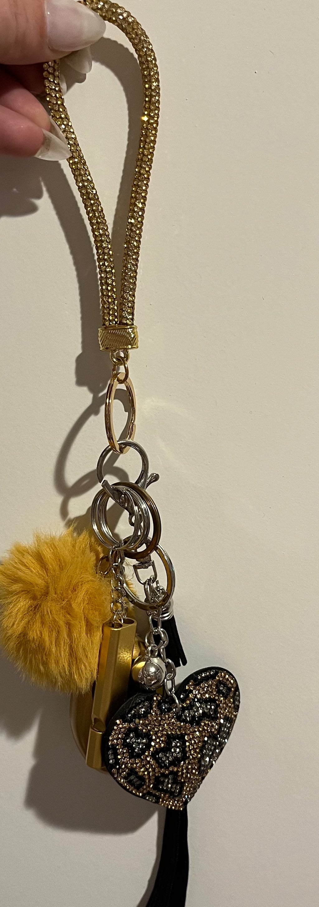 Gold Keychain Set