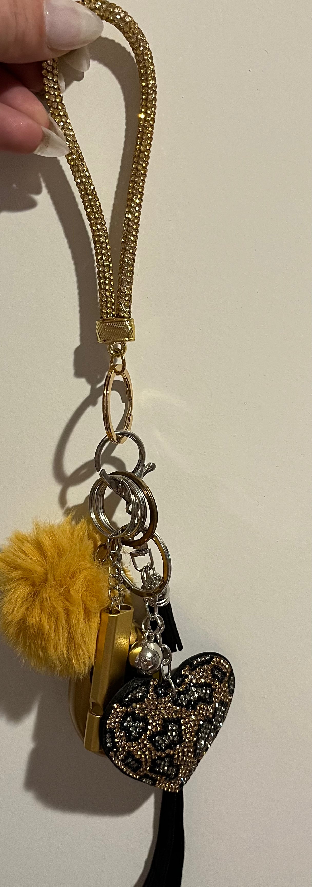 Gold Keychain Set