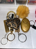 Gold Keychain Set