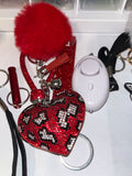 Red Keychain Set